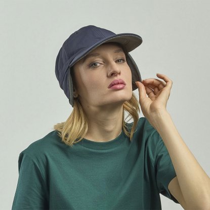 Бейсболка SNOW FLAP STOPPER-S, темно-синяя