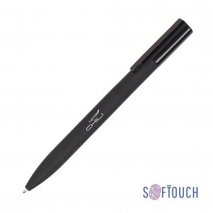 Ручка шариковая Orion, покрытие soft touch, черная