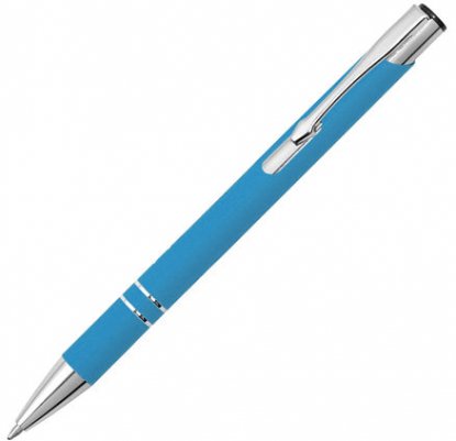Ручка шариковая Legend Soft Touch, голубой