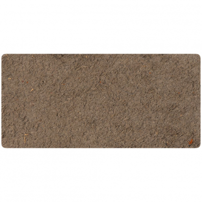 Лейбл кожаный Tuken, S, серый