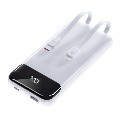 Внешний аккумулятор Nero с быстрой зарядкой, 10000 mAh, белый