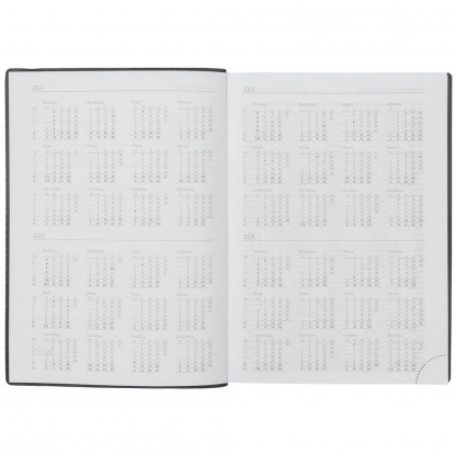 Ежедневник Vivian, недатированный, чёрный