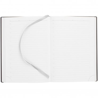 Ежедневник Vivian Metal, недатированный, серый