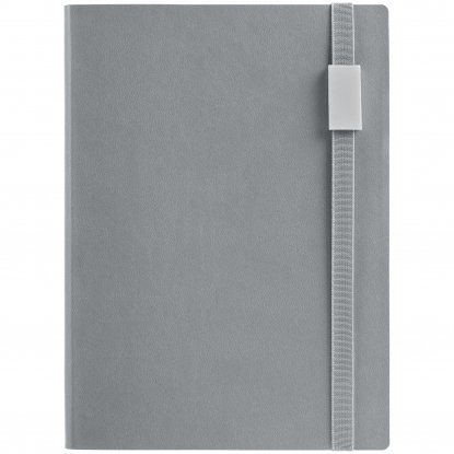 Ежедневник Vivian Metal, недатированный, серый