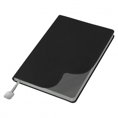 Ежедневник Flexy Latte Soft Touch Black Edition Color А5, черный с серым