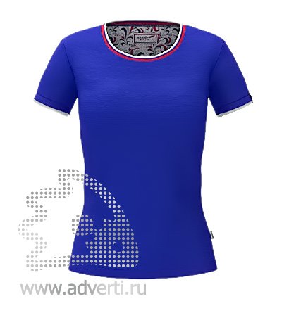 Футболка Ekaterina City W, женская, синяя