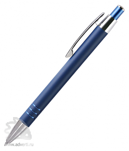 Шариковая ручка Avenue, синяя с синим