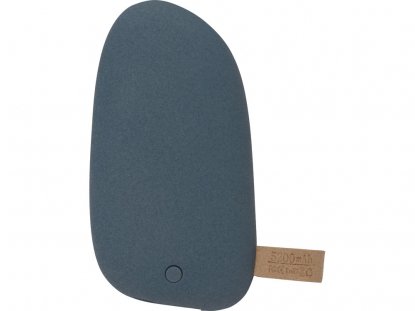 Внешний аккумулятор в форме камня Stone, 5200 mAh, темно-серый