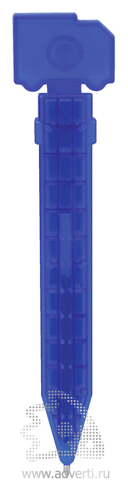 Промо-ручка на магните Грузовик, синяя