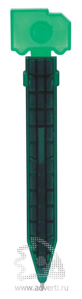 Промо-ручка на магните Грузовик, зеленая