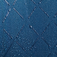 Зонт-трость Magic, с проявляющимся рисунком в клетку, темно-синий, пример рисунка