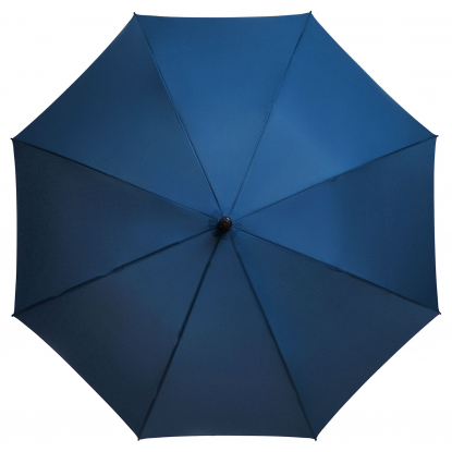 Зонт-трость Magic, с проявляющимся рисунком в клетку, темно-синий, купол