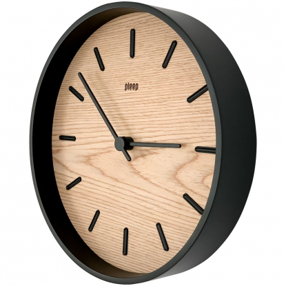 Часы настенные Kiko, дуб, вид сбоку