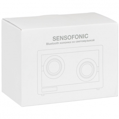 Bluetooth-колонка со светомузыкой Sensofonic, коробка