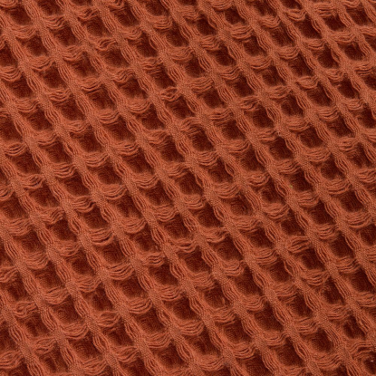 Плед вафельный Elenglect, оранжевый