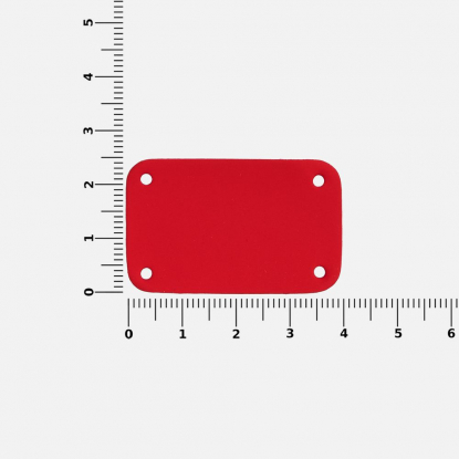 Лейбл Eta Soft Touch, S, красная