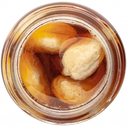 Мед Bee To Bear Mini, с кешью, с открытой крышкой