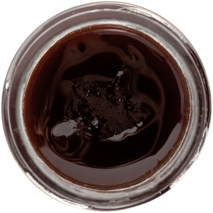 Варенье Jammy Mini, брусничное, с открытой крышкой