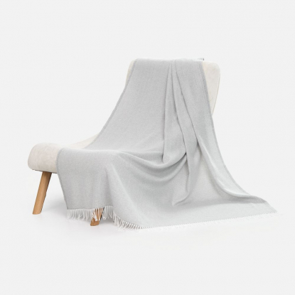 Плед Гирвас, светло-серый