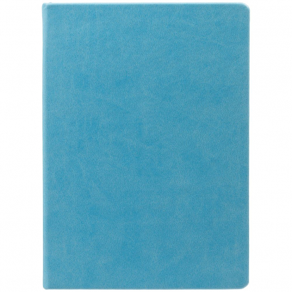 Ежедневник Cortado, недатированный, голубой, вид спереди