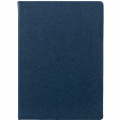 Ежедневник Cortado, недатированный, синий, вид спереди