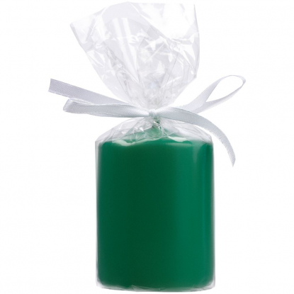 Свеча Lagom Care, зеленая, в упаковке