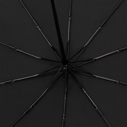 Зонт складной Cloudburst в подарочной упаковке, черный