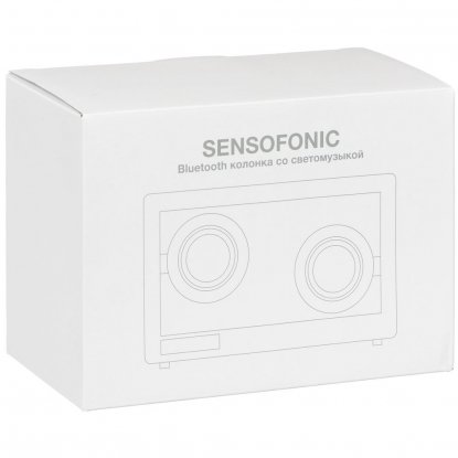 Bluetooth-колонка со светомузыкой Sensofonic, коробка