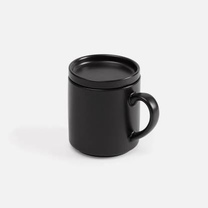 Беспроводное зарядное устройство с подогревом кружки Hot Task, чёрное