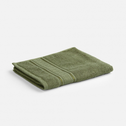 Полотенце махровое Terrychic, среднее, зеленое