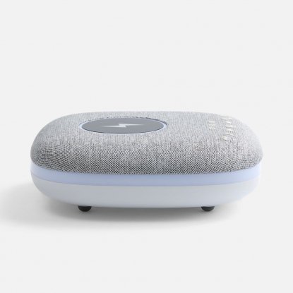Bluetooth колонка с беспроводной зарядкой и подсветкой Terrafonic