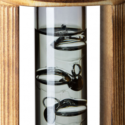 Термометр Галилей в деревянном корпусе