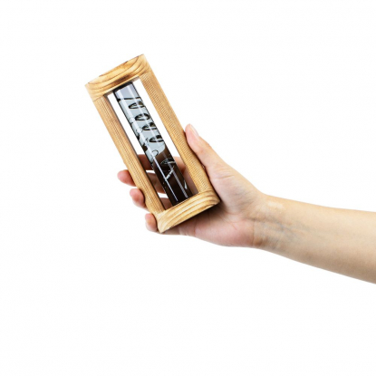 Термометр Галилей в деревянном корпусе