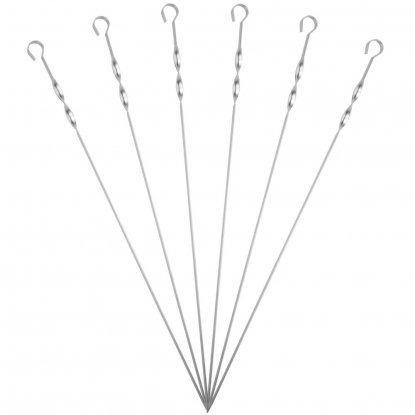 6 металлических шампуров