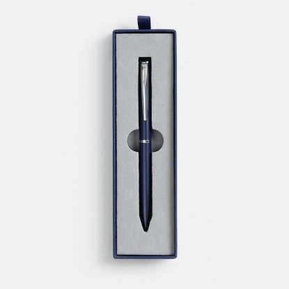 Футляр Nomi для 1 ручки, темно-синий, пример использования