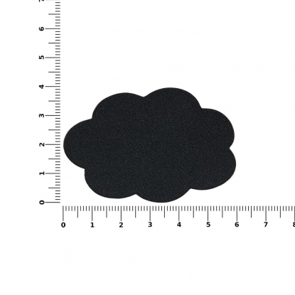 Наклейка тканевая Lunga Calum, L, черная