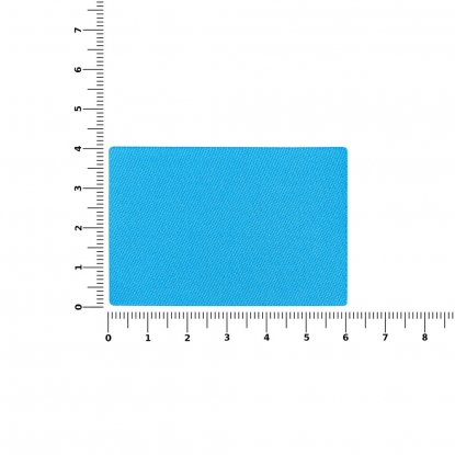 Наклейка тканевая Lunga, L, голубая