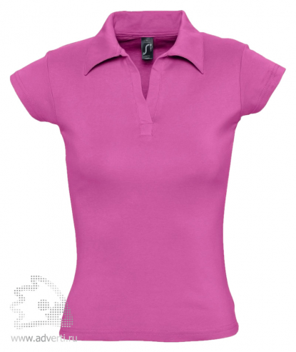 Рубашка поло без пуговиц Pretty 220, женская, розовая