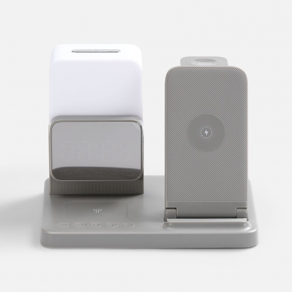 Зарядная станция с электронными часами и подсветкой Large Charge ver.3