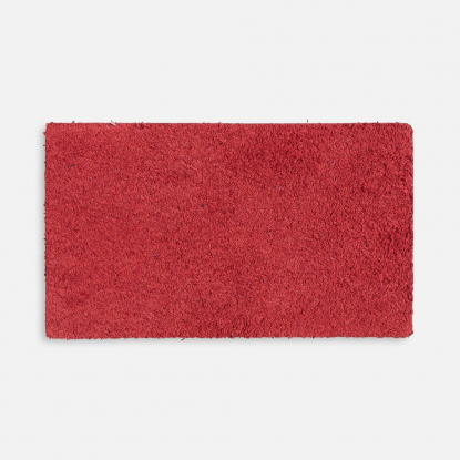 Лейбл кожаный Pasek, M, красный, оборот