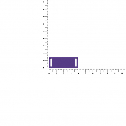 Лейбл из ПВХ Kova, фиолетовый