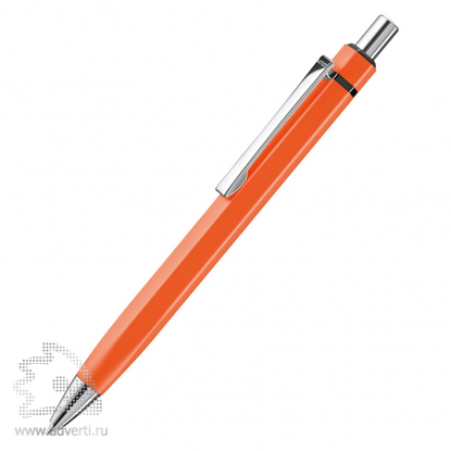 Шариковая ручка шестигранная Six, оранжевая