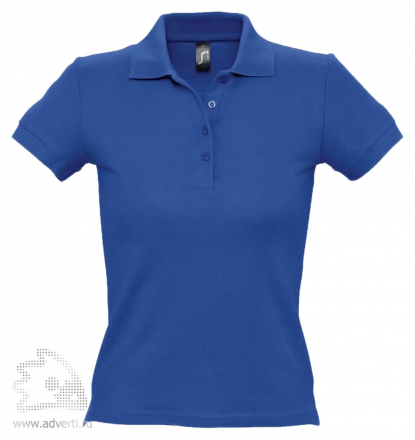 Рубашка поло People 210, женская, синяя