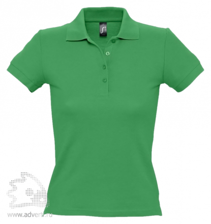 Рубашка поло People 210, женская, зеленая