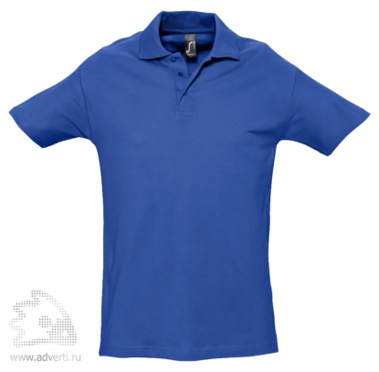 Рубашка поло Spring 210, мужская, синяя