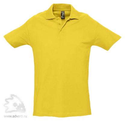 Рубашка поло Spring 210, мужская, желтая