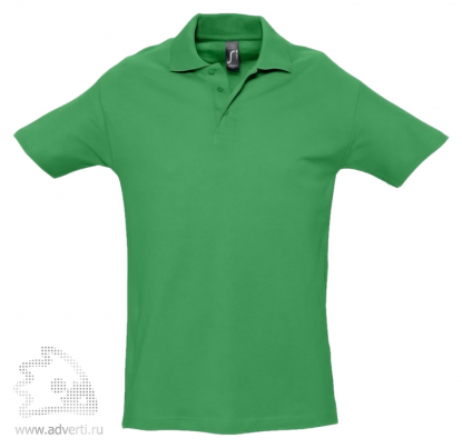 Рубашка поло Spring 210, мужская, зеленая