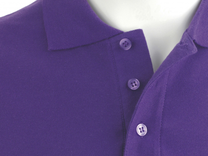 Рубашка поло Spring 210, мужская, темно-фиолетовая, воротник