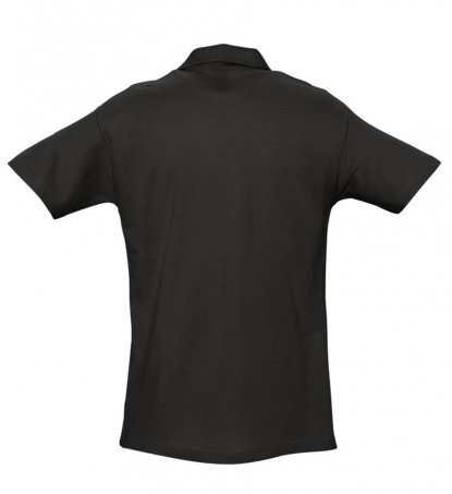 Рубашка поло Spring 210, мужская, черная, спина