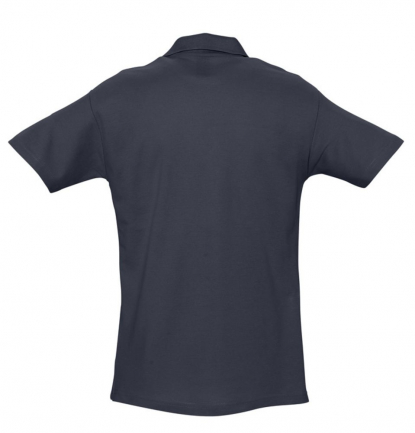 Рубашка поло Spring 210, мужская, темно-синяя, спина